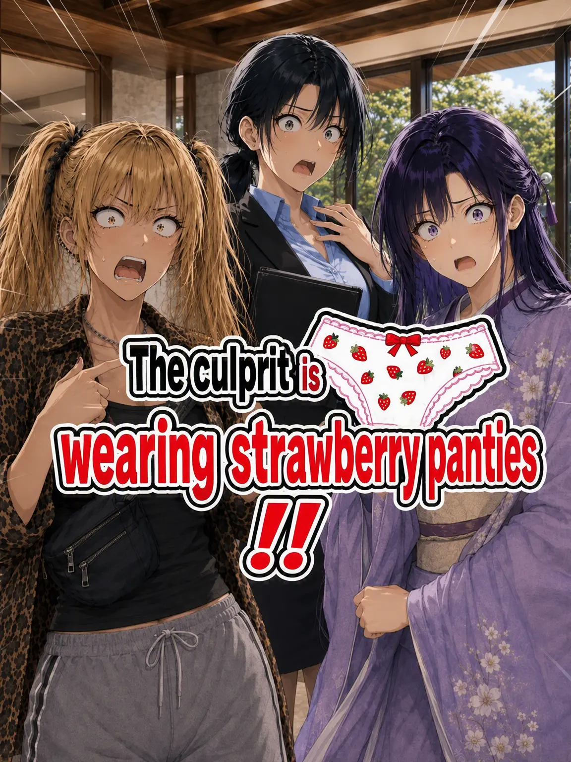 IronicFund4737의 The Culprit is Wearing Strawberry Panties!!