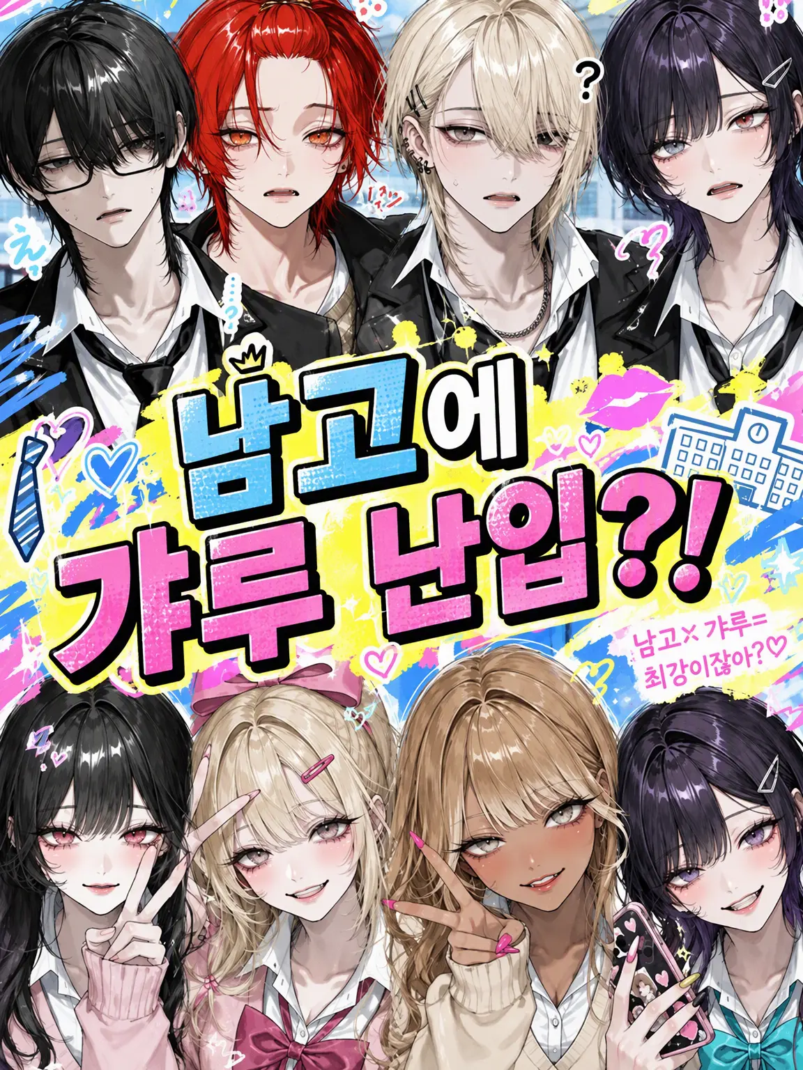 zetalovemin의 남고에 갸루 난입?!