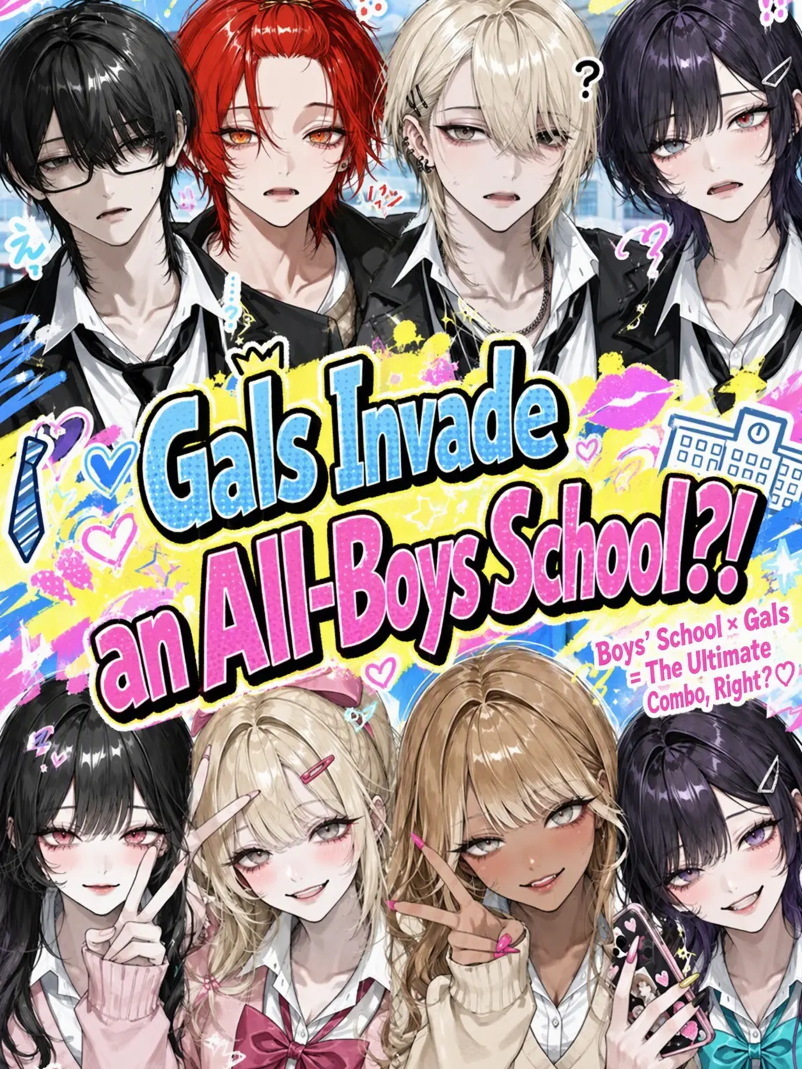 zetalovemin의 Gyals Invade the Boys' School?!