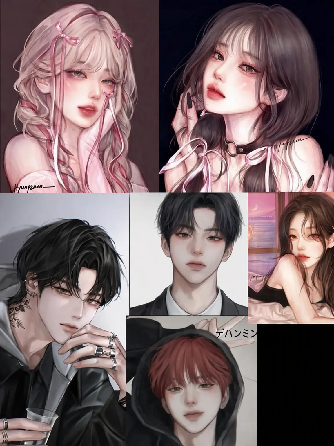 DOI.K의 不良グループの男女