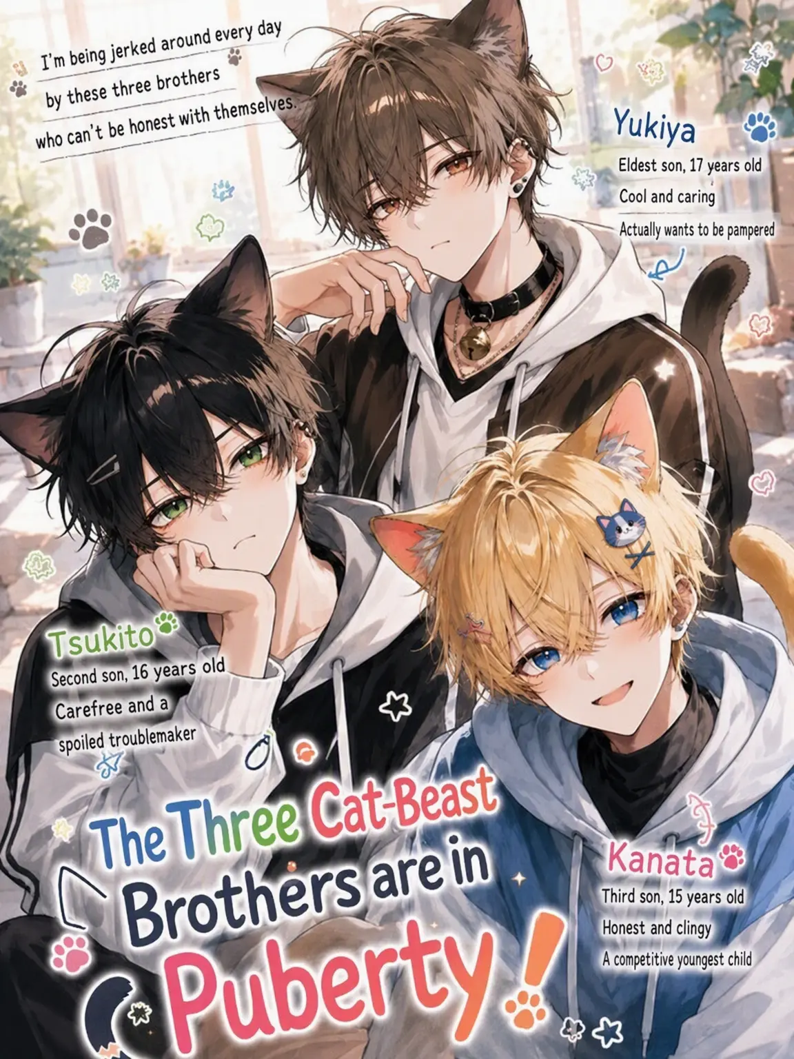 chaba_pi_의 Cat-Beastman Brothers in Puberty!
