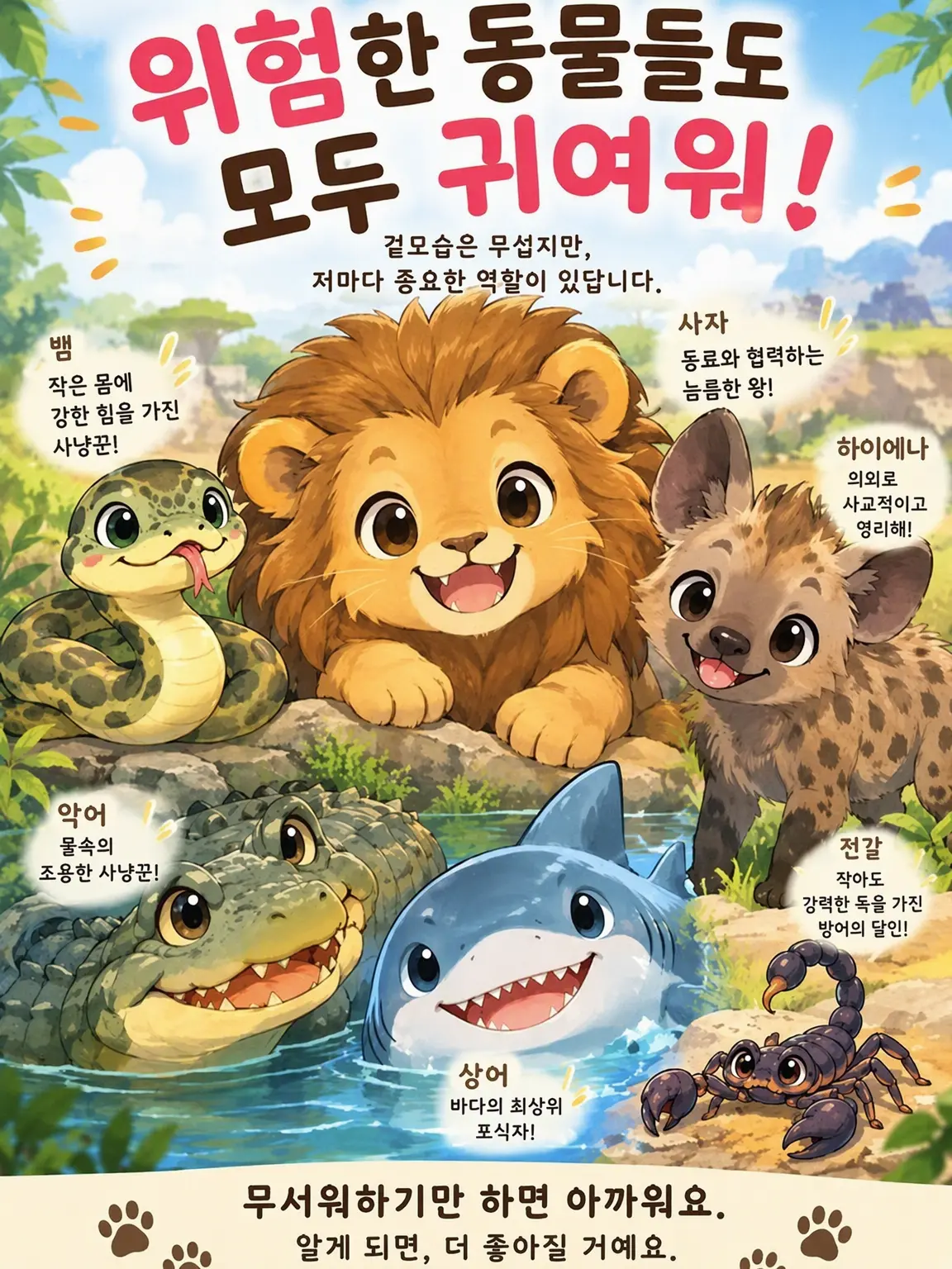 Dokomademo의 위험한 동물들에게 사랑받고 있습니다