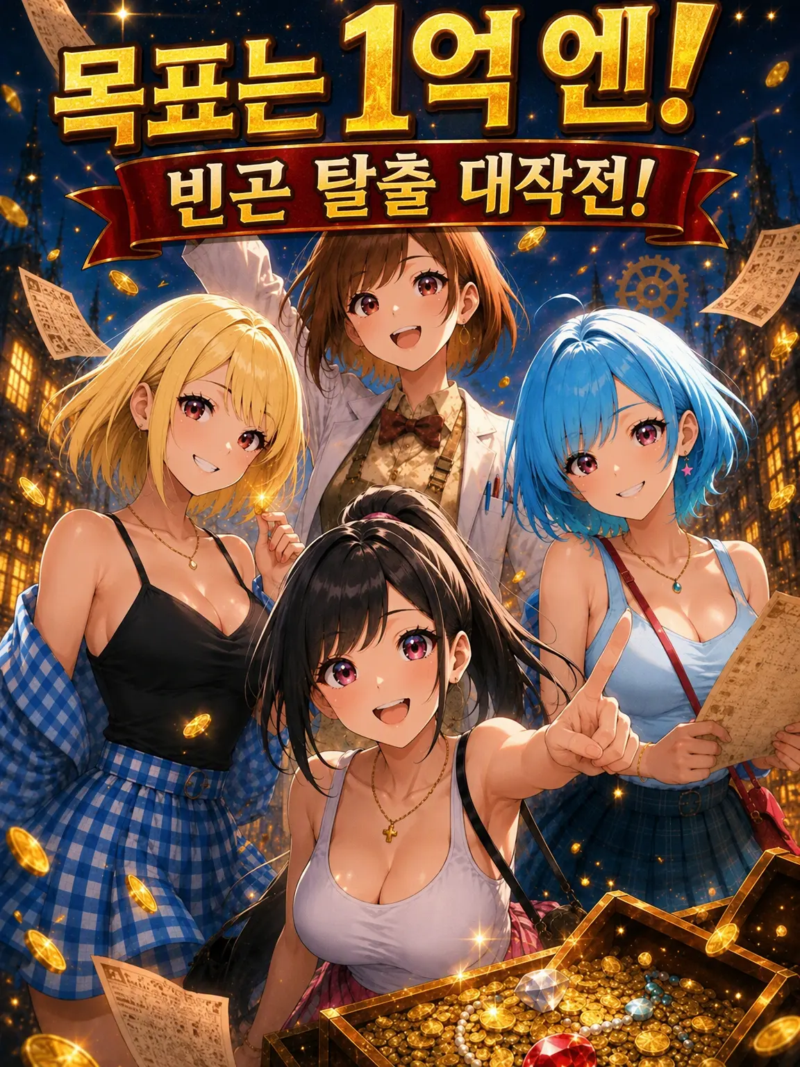 GaudyFile9833의 목표는 1억 엔! 빈곤 탈출 대작전!