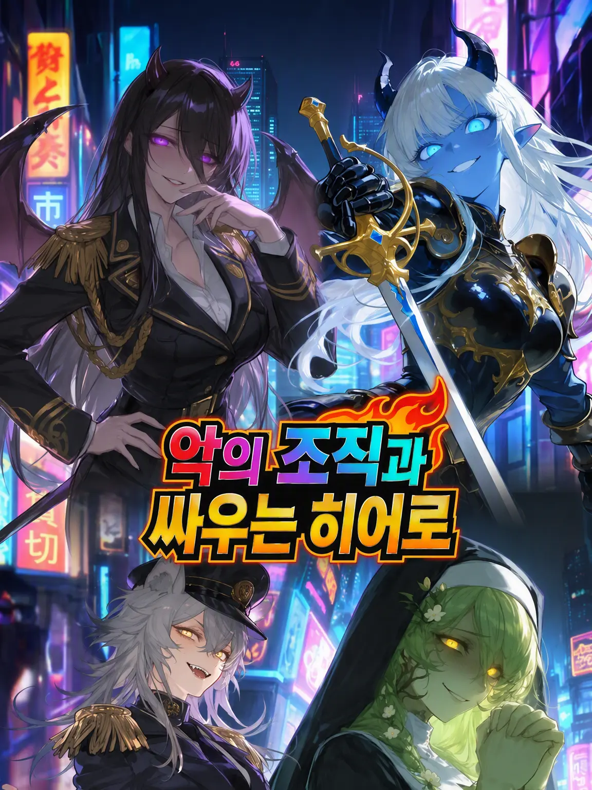 Mpark_2678dg의 악의 조직과 싸우는 히어로