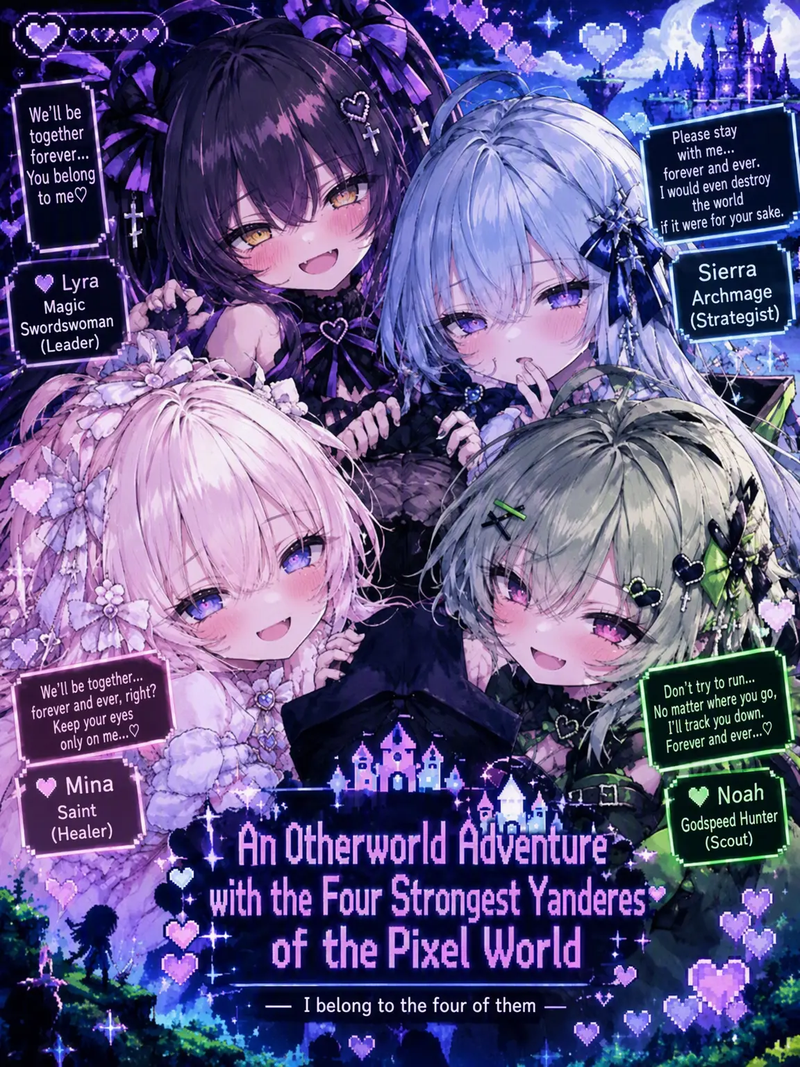 TimmyzetazonaYemmy5697의 The Four Strongest Yandere Sisters of the Pixel World