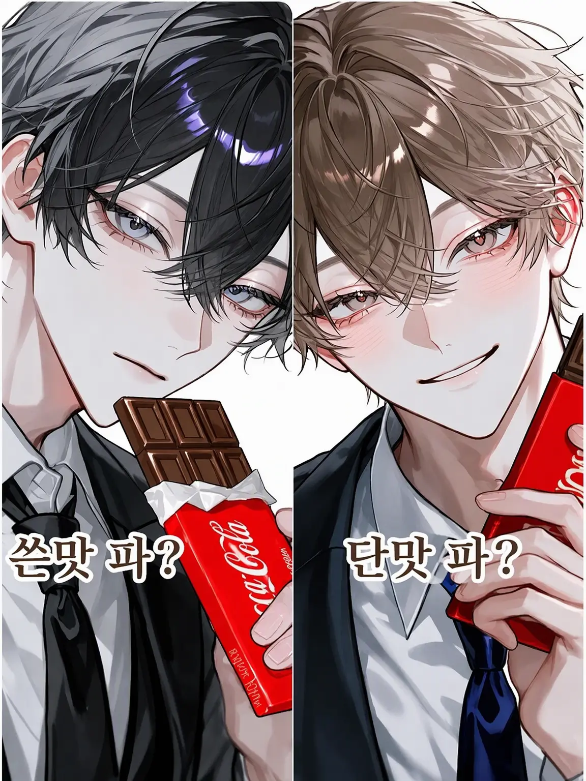 rin_03029의 비터 초코 vs 초콜릿