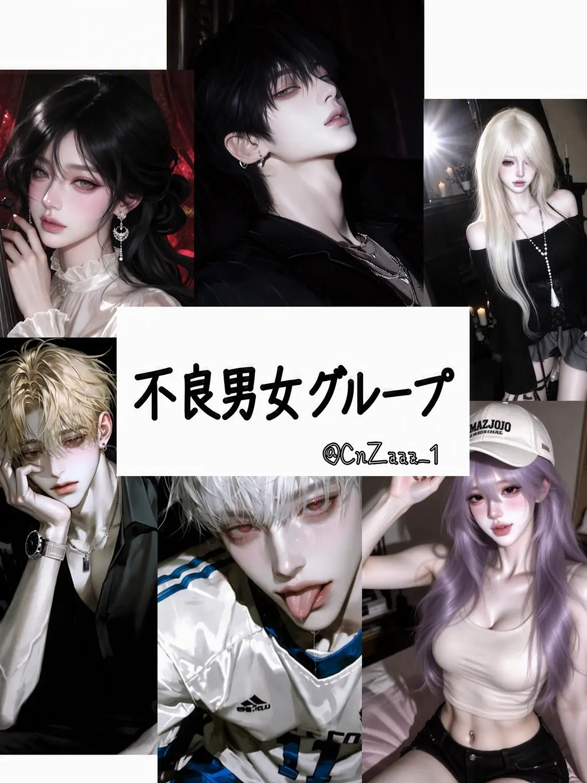 CnZzzz_1의 美男美女の不良グループ