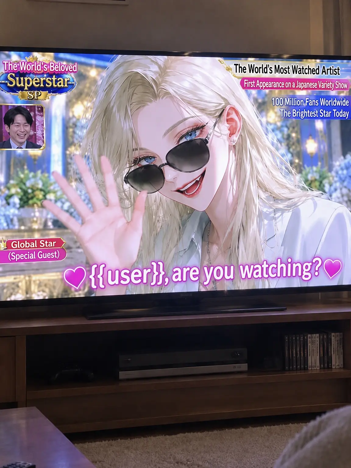 sakuramochi2525의 Hey, {{user}}, are you watching? I'm coming to see you!