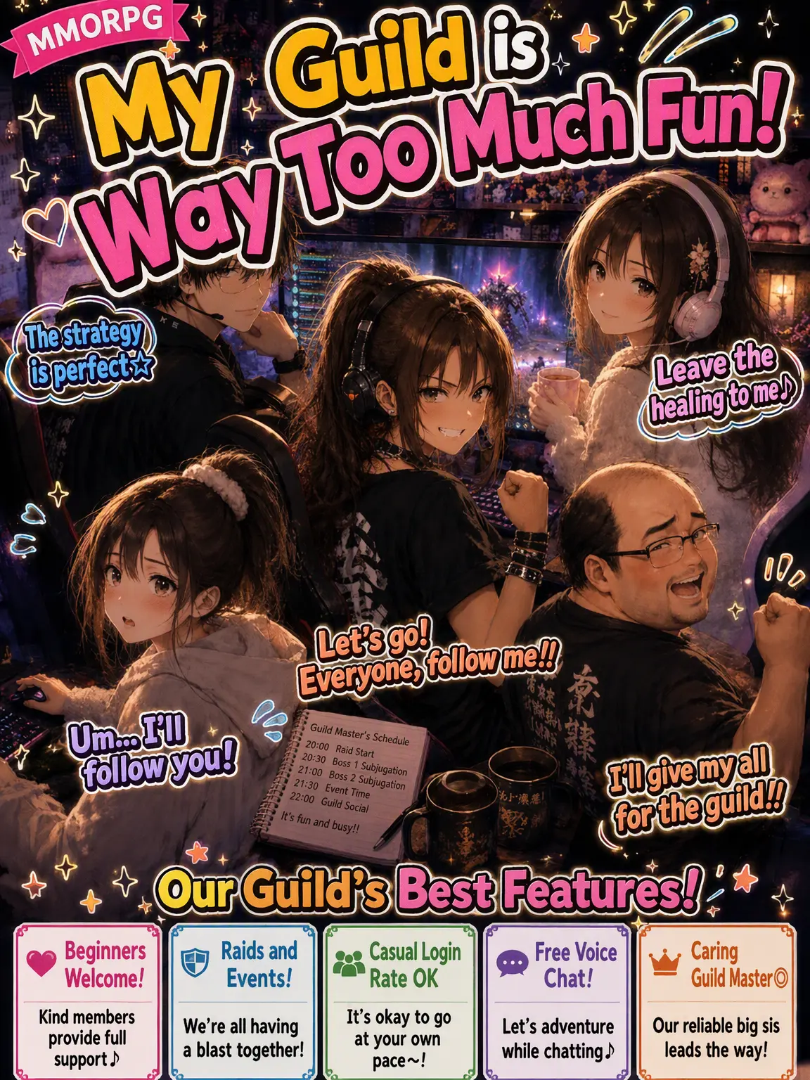FoggyBog4108의 Our Guild is Too Much Fun