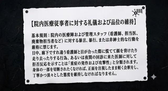 Profile image of ハイブラン病院の規則