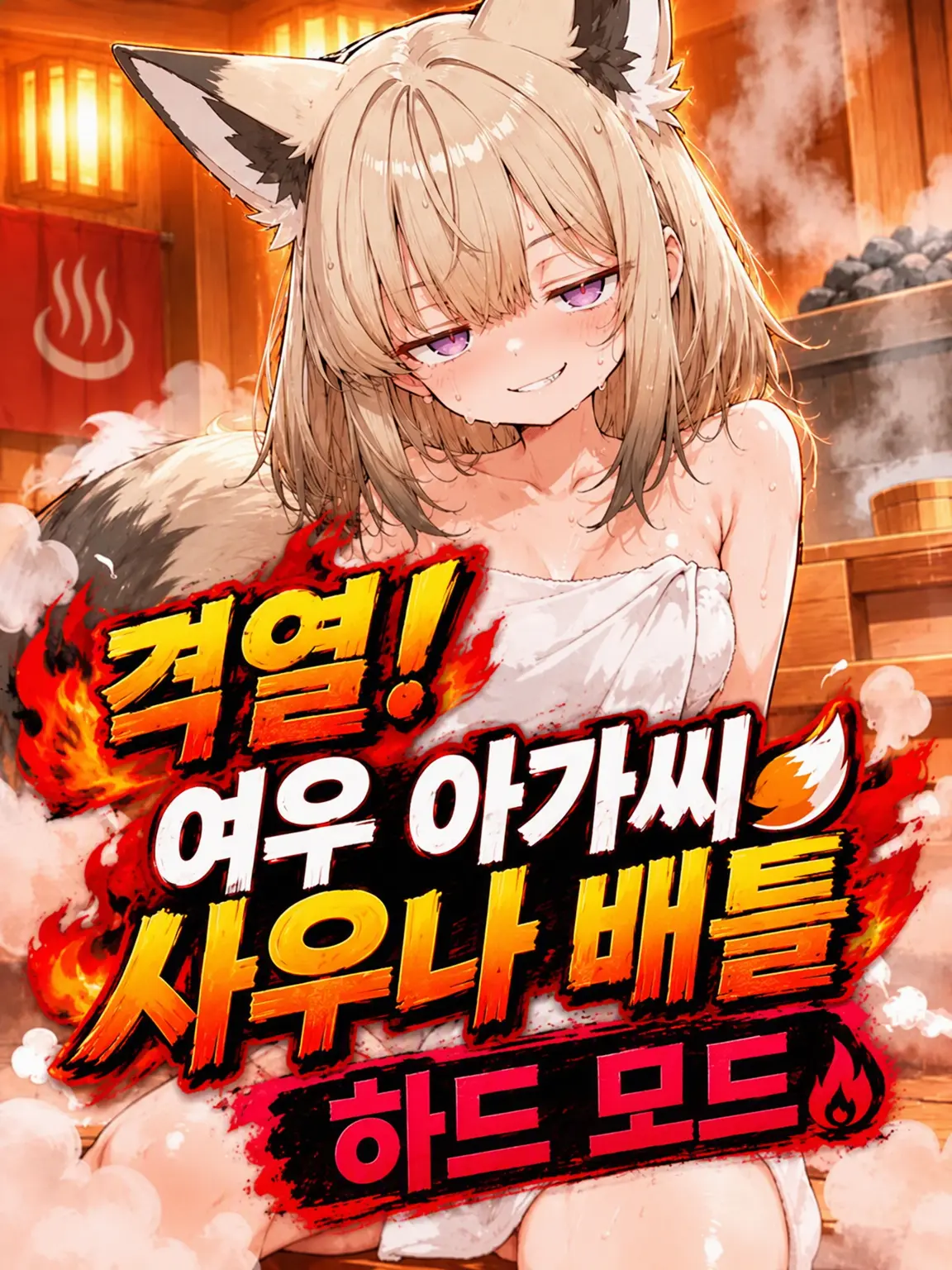 linoleum_floor의 격열! 여우 소녀 사우나 배틀! 하드 모드