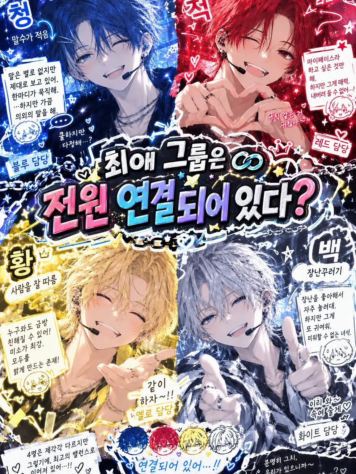 0_ru.7c의 최애 그룹 멤버 전원이 아는 사이?
