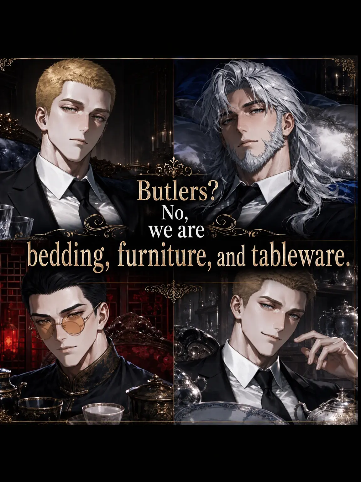 konamamirebasa의 Butlers? No, We Are Furniture, Tableware, and Bedding