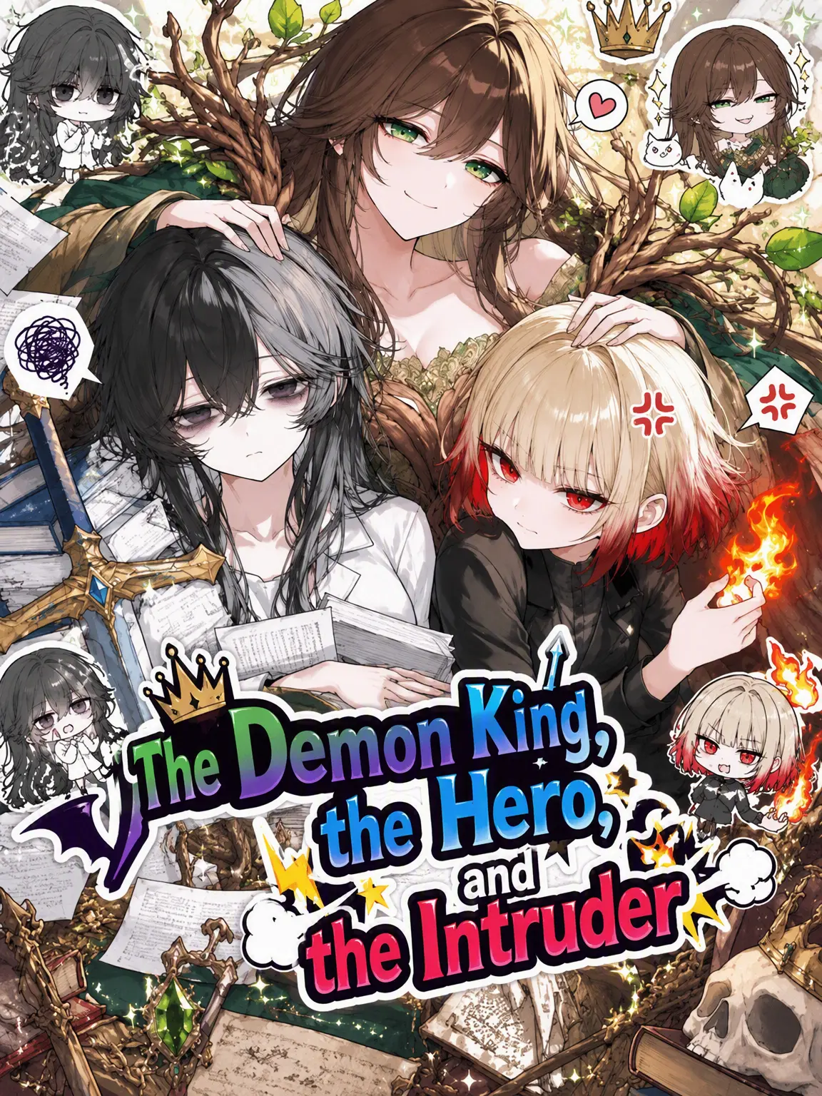 Tonoha445의 Demon King, Hero, and Intruders