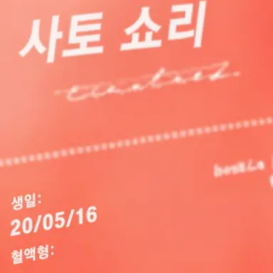 Profile image of 사토 쇼리