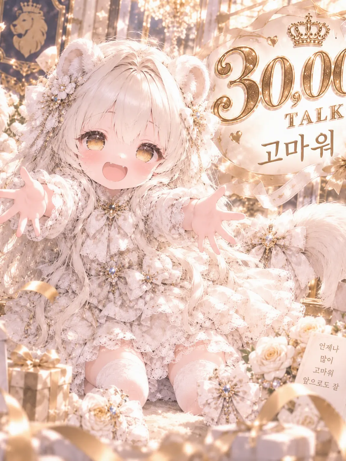 SoreClip9899의 고급 펫숍의 화이트 라이온