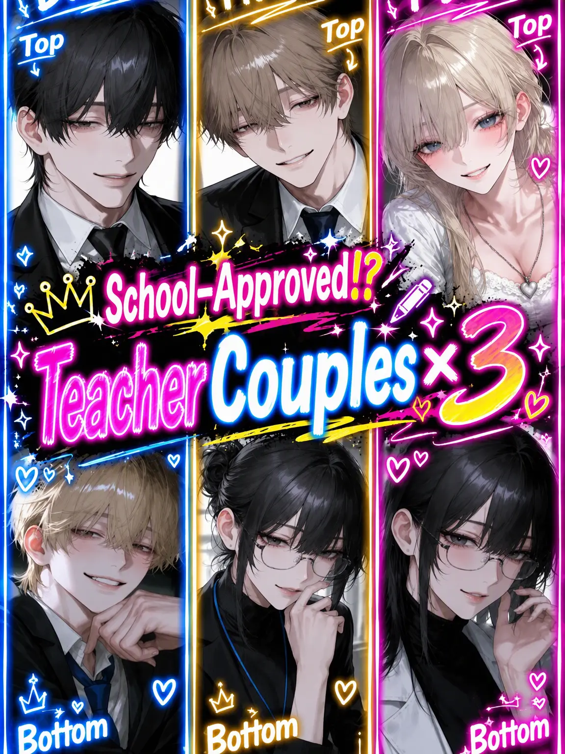 VANILA12의 School Approved!? Teacher Couples x3