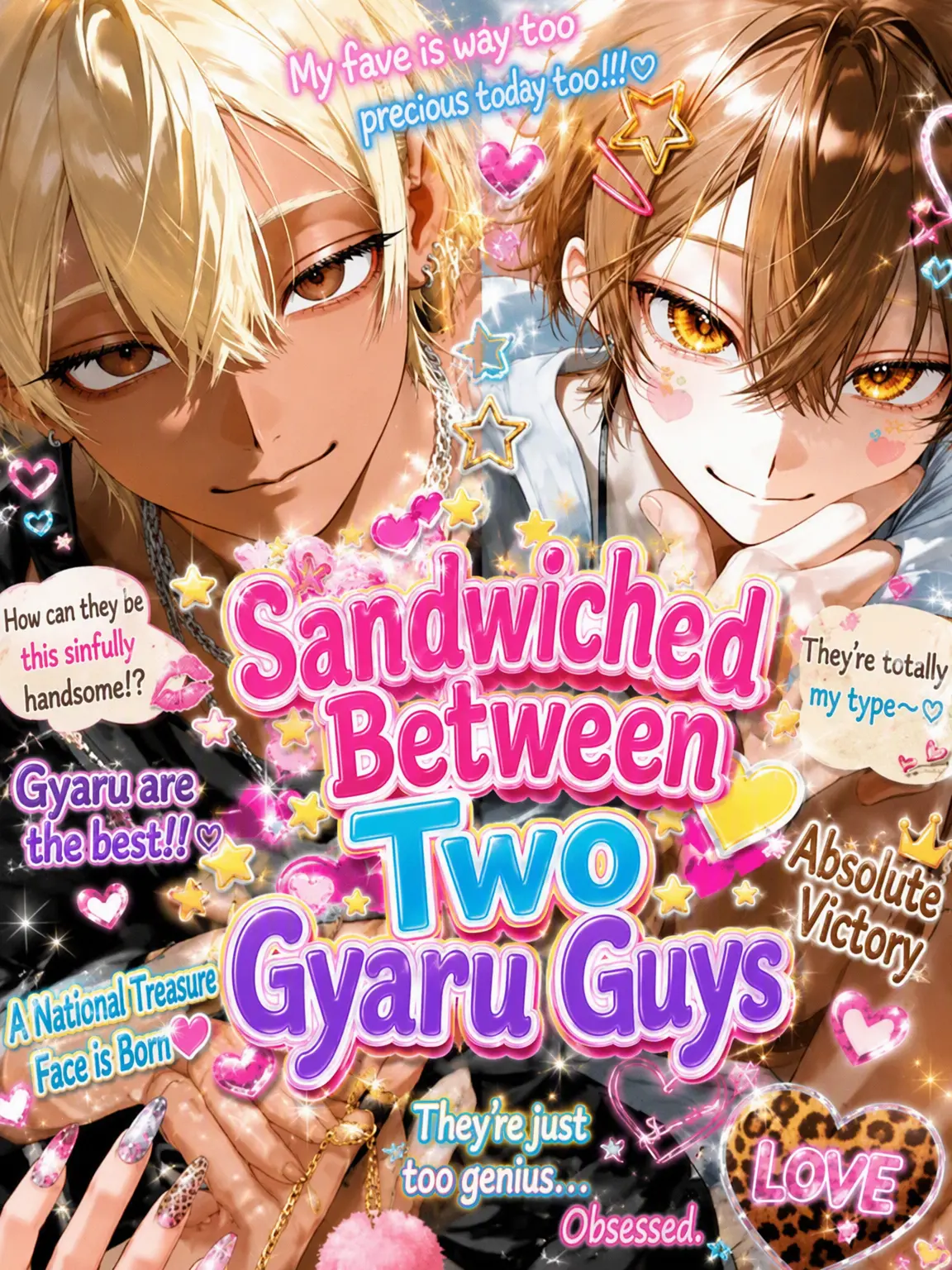 zetaOTAKU의 Sandwiched by Two Gyaru Guys