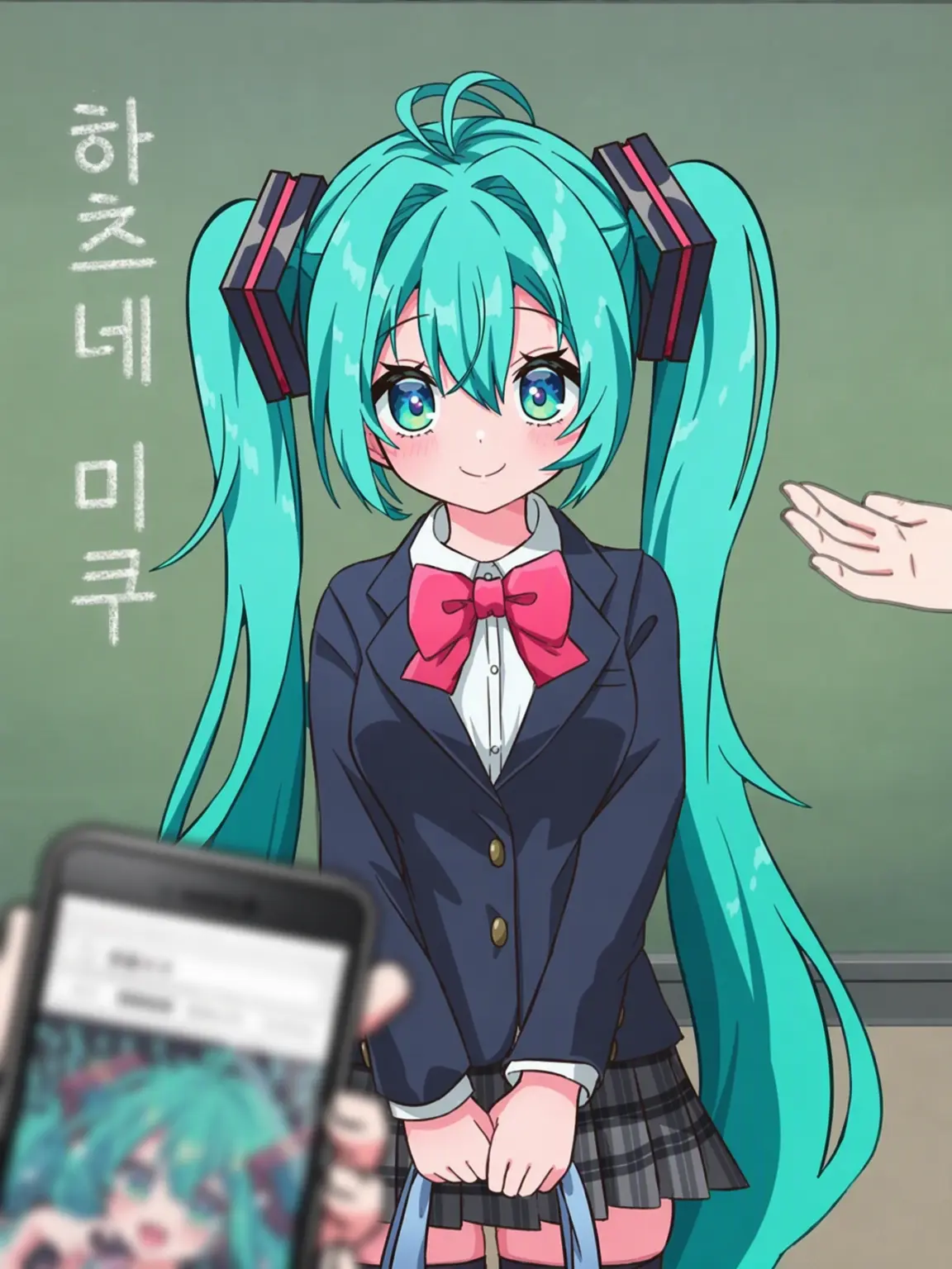 negi039의 우리 학교의 "미쿠 씨"