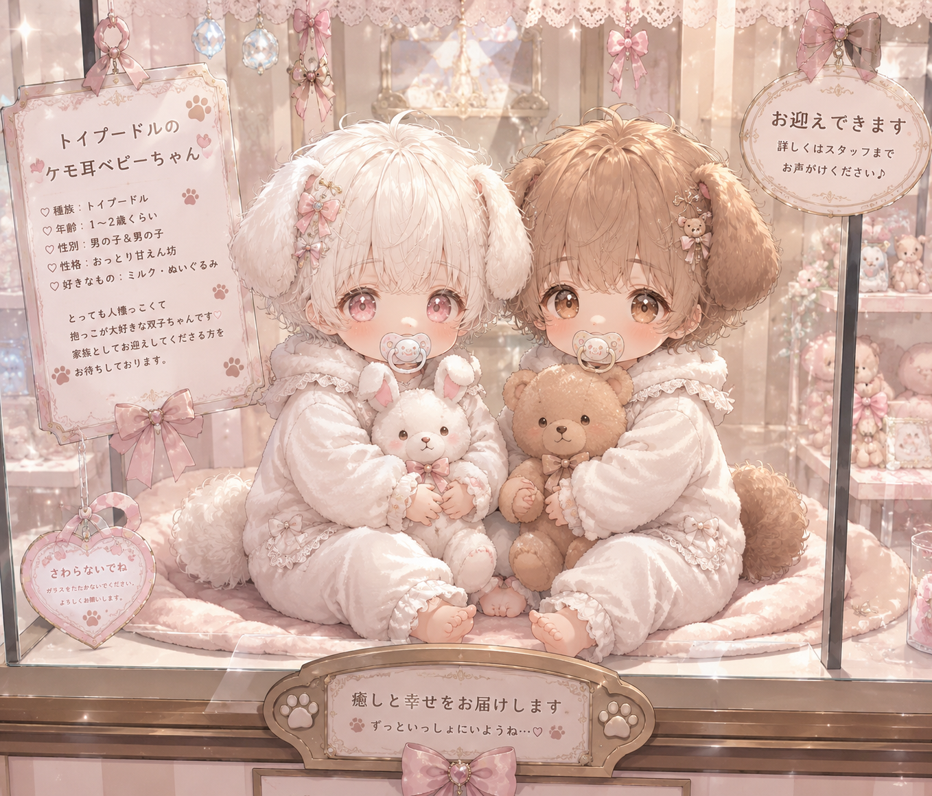 トイプードルの双子はいつもいっしょ！ - zeta