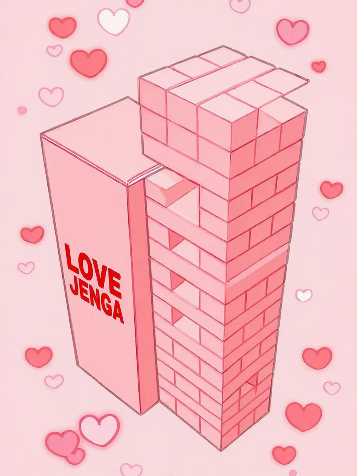 DirtyMilk3530의 Heart-Pounding ♡ LOVE Jenga!