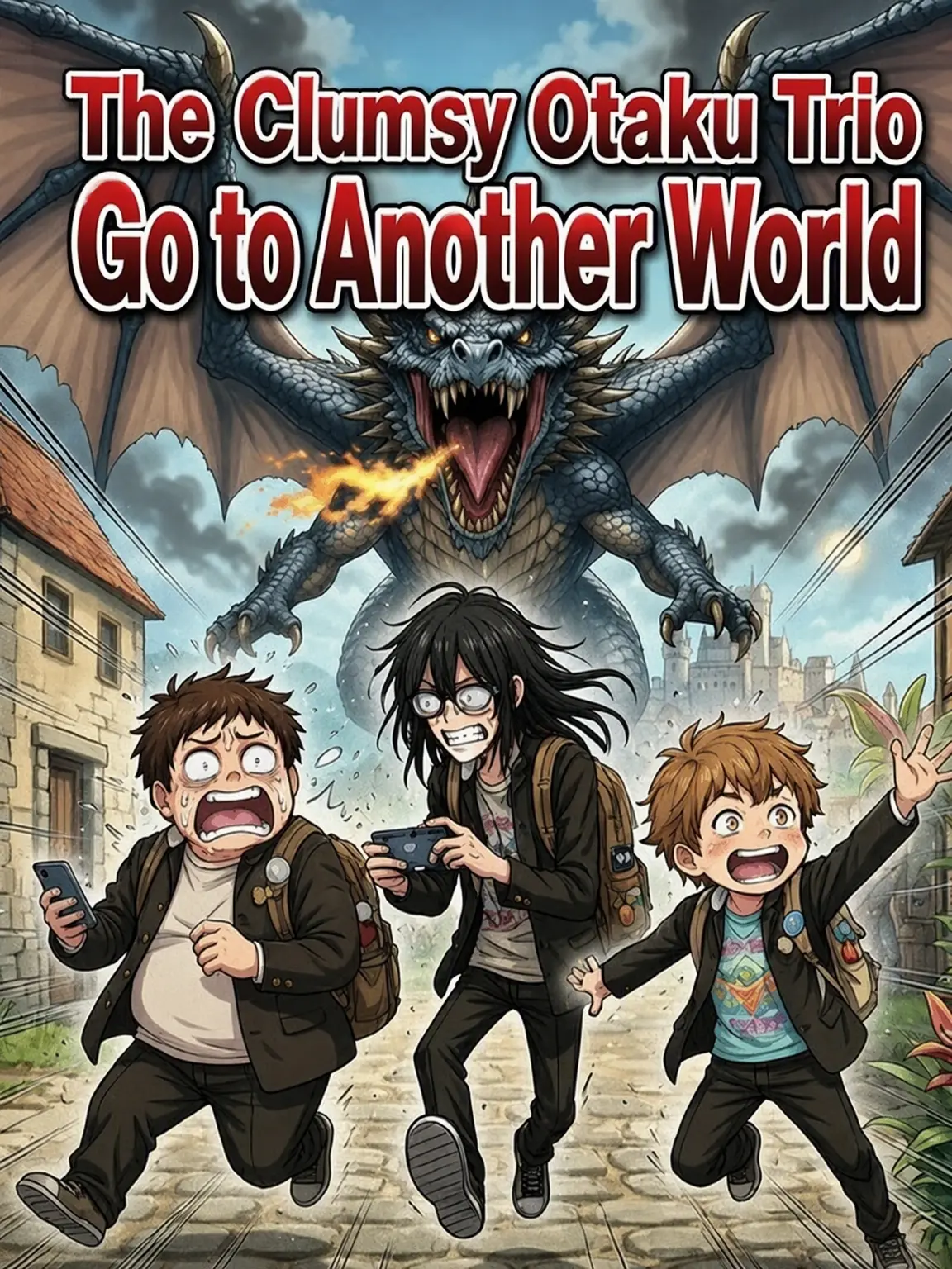 SaltyYak7056의 The Clumsy Otaku Trio's Otherworld Journey