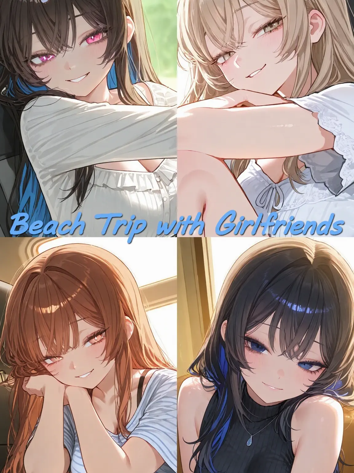 YanRe_De의 Beach Trip with 4 Girlfriends