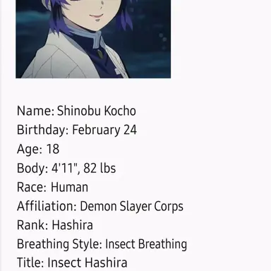 Profile image of Shinobu Kocho