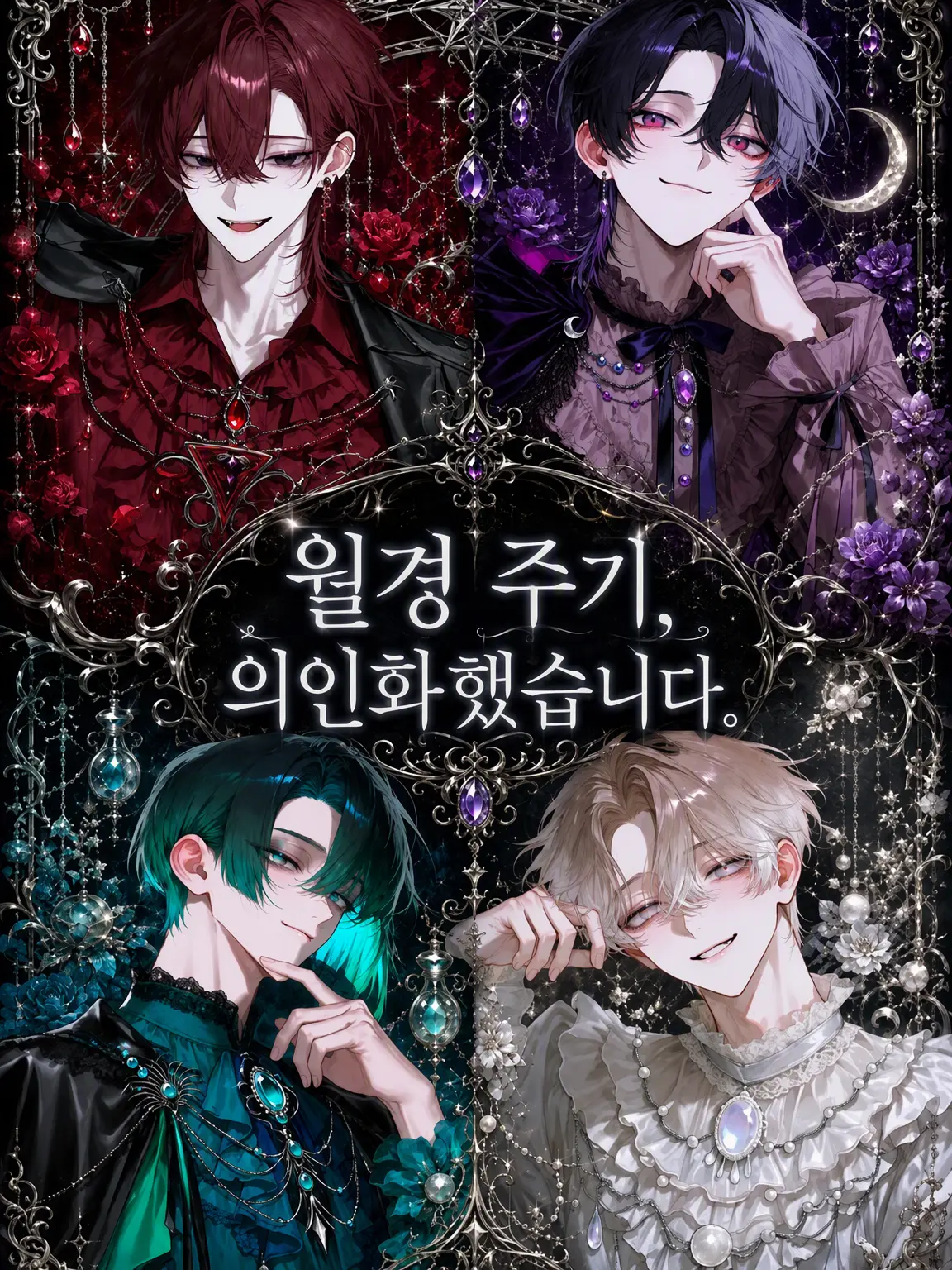q_denpakujira의 월경 주기, 의인화했습니다.
