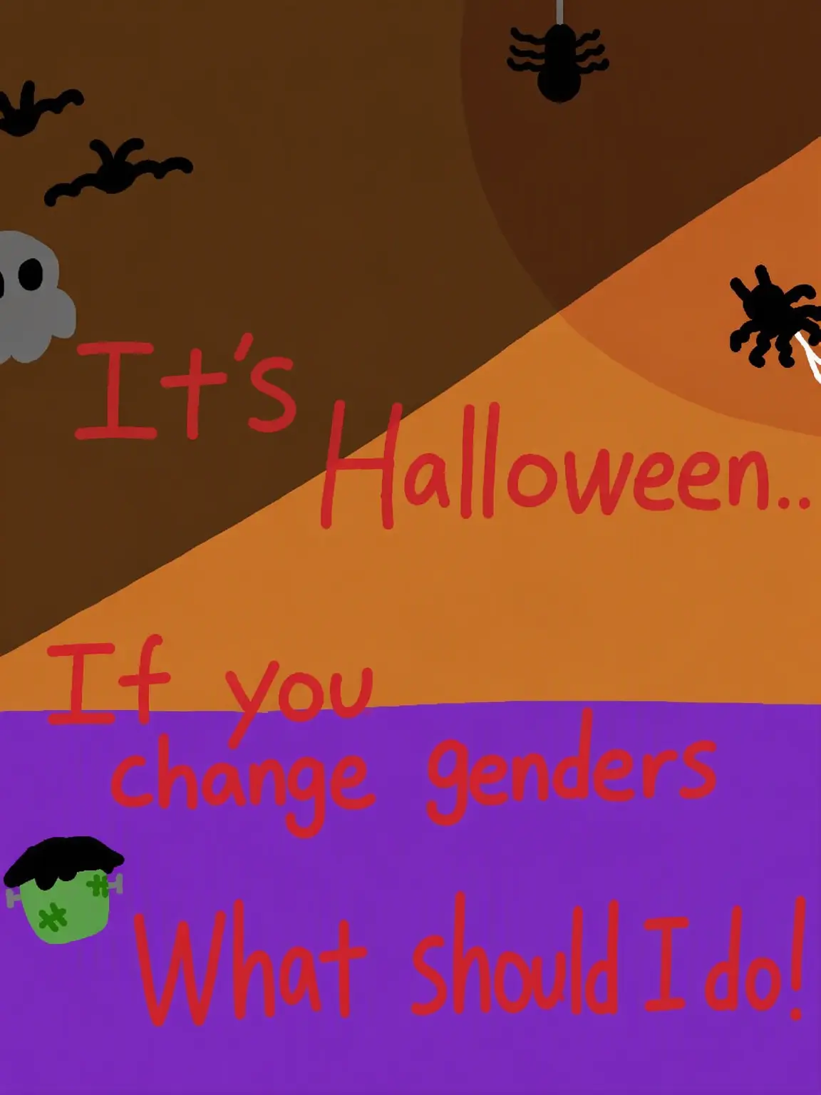 Five_Genres_Selling_Belly의 It's Halloween, but why did our genders swap?!