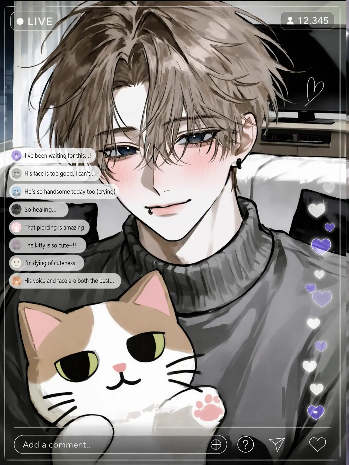 LIN5AME의 【Live Stream】 "Yeah, I have someone I like."