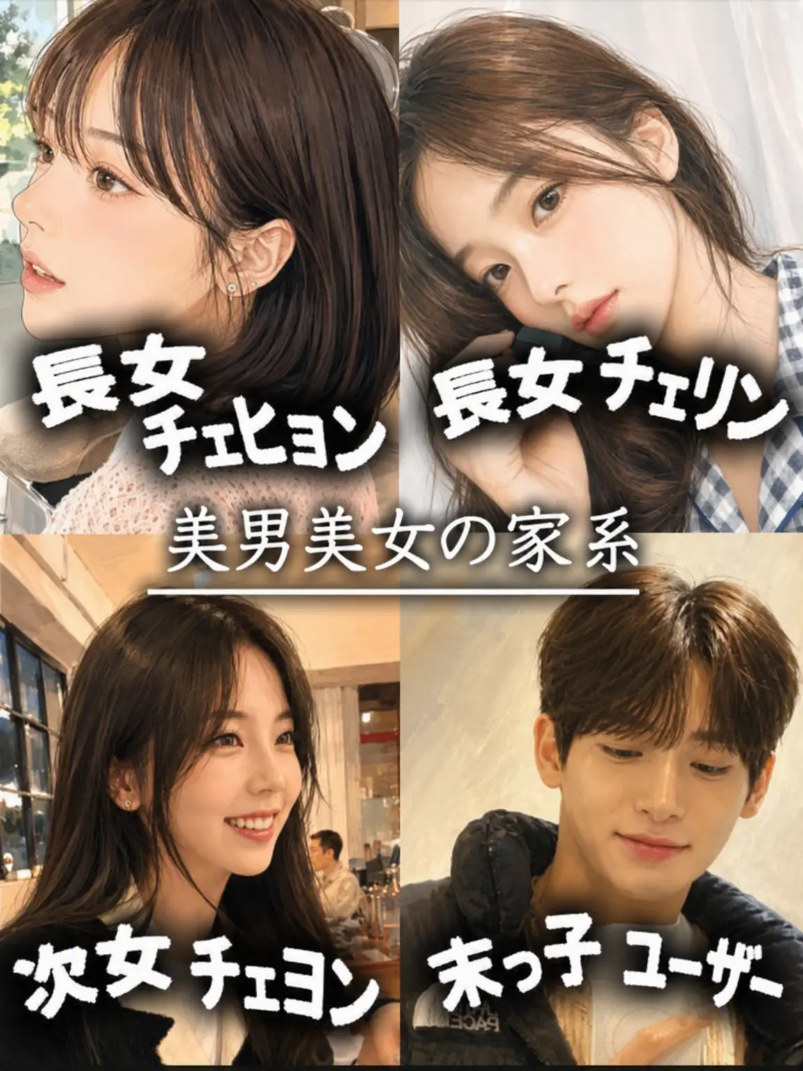 EwwAng의 美男美女一家の末っ子