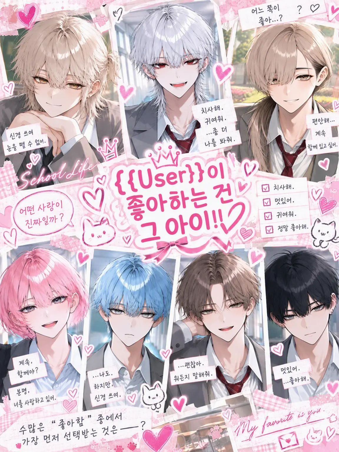 sacrifice_sugarfree의 {{user}}가 좋아하는 건 그 애!!