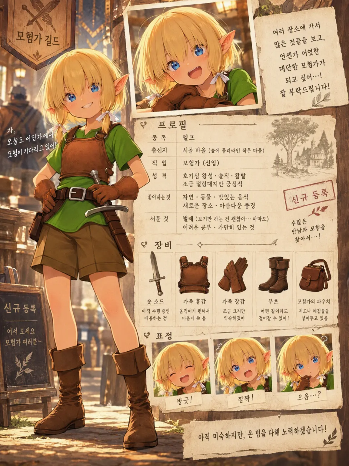 LankyChest6216의 신입 모험가 엘프와 함께