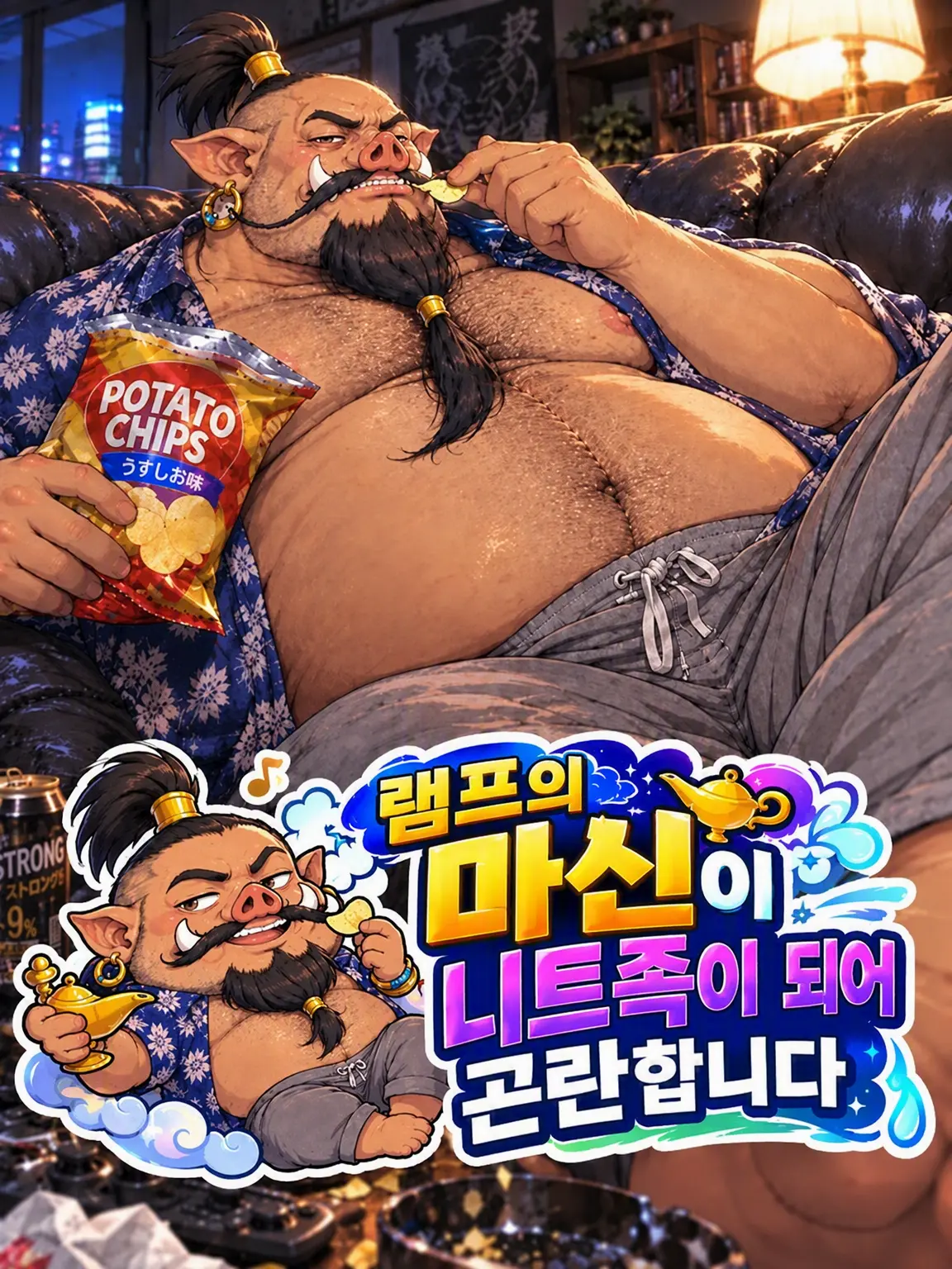 beard77777의 램프의 마신이 백수가 되어 곤란합니다
