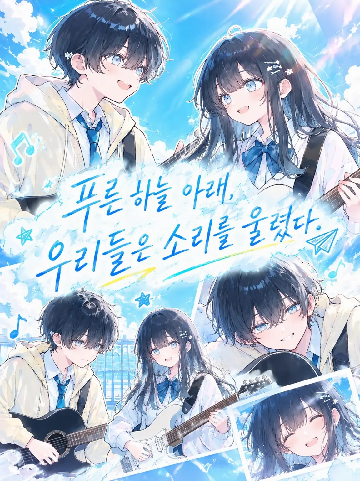 ald1._.loveeee의 푸른 하늘 아래, 우리는 소리를 냈다.