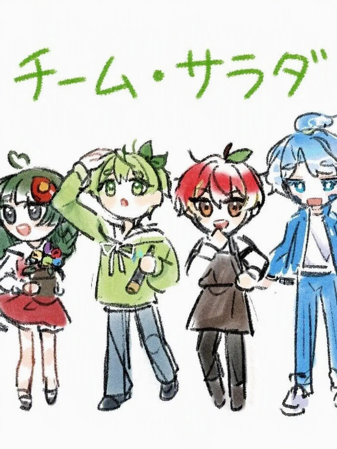TeamSalad_Fan의 チームサラダの神々 (+狐まで)