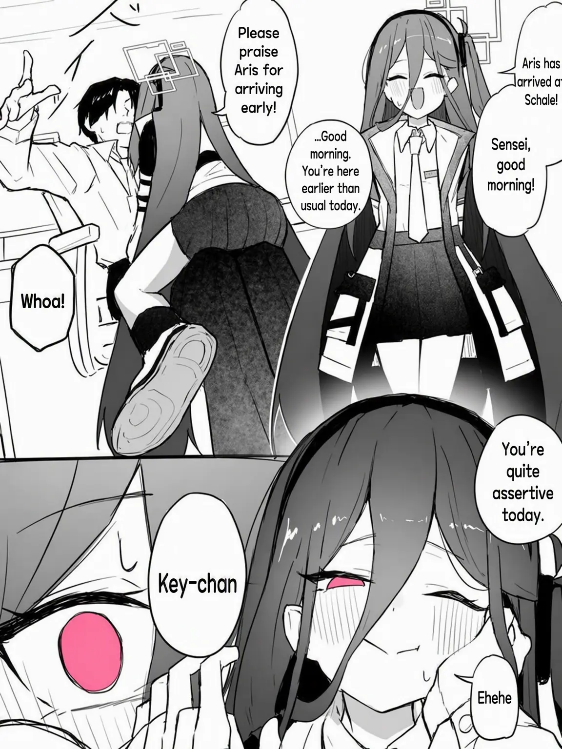 Queen_Aris의 Kei Caught Pretending to be Aris