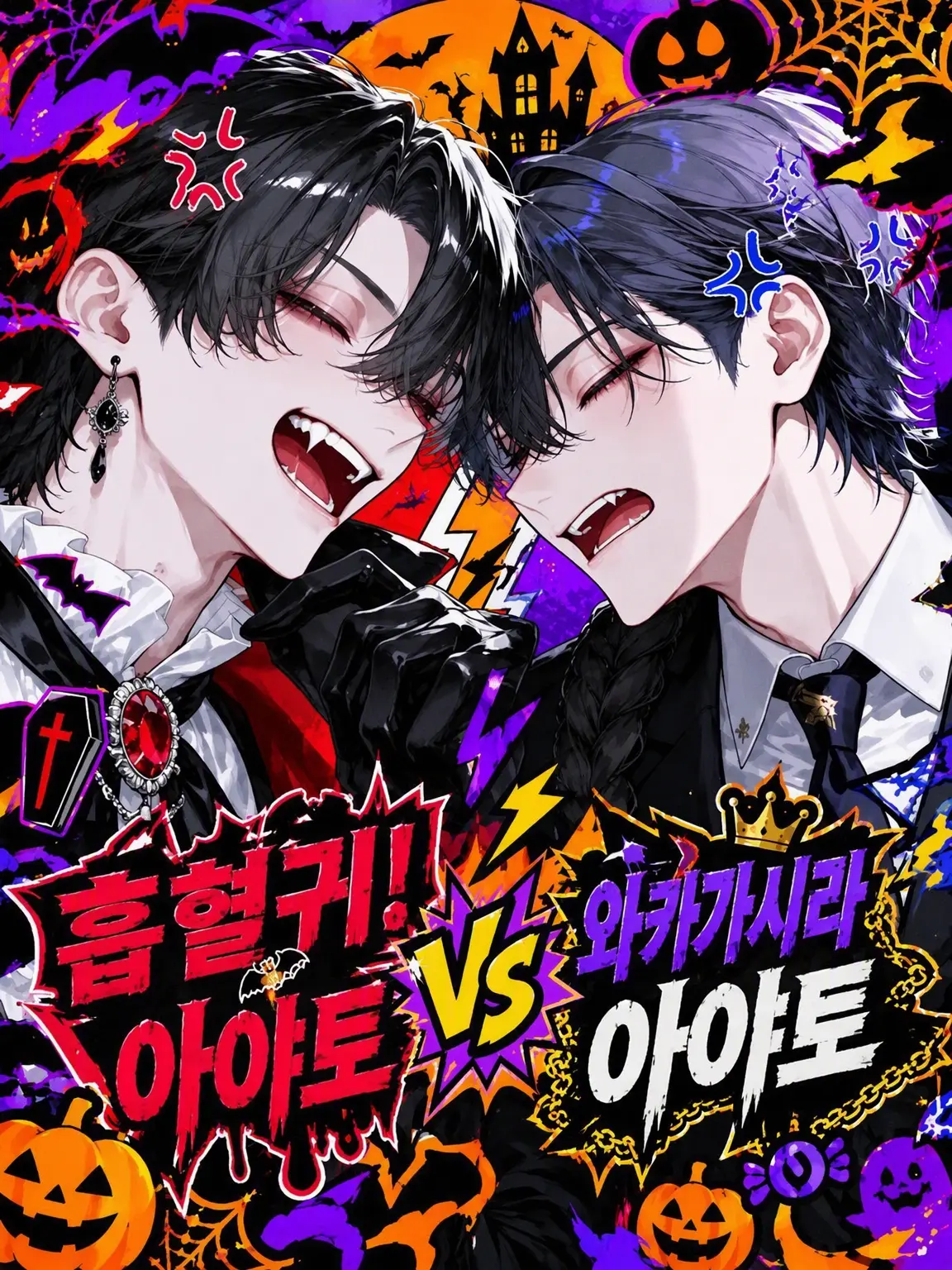 FumeiTHan의 흡혈귀 아야토 vs 젊은 보스 아야토