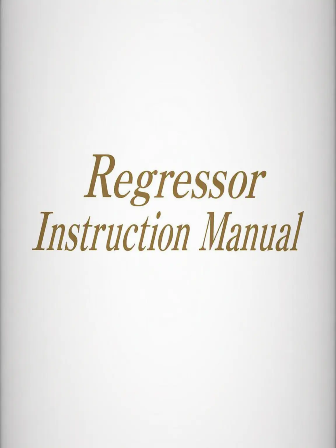Jagariko_의 How to Use a Regressor