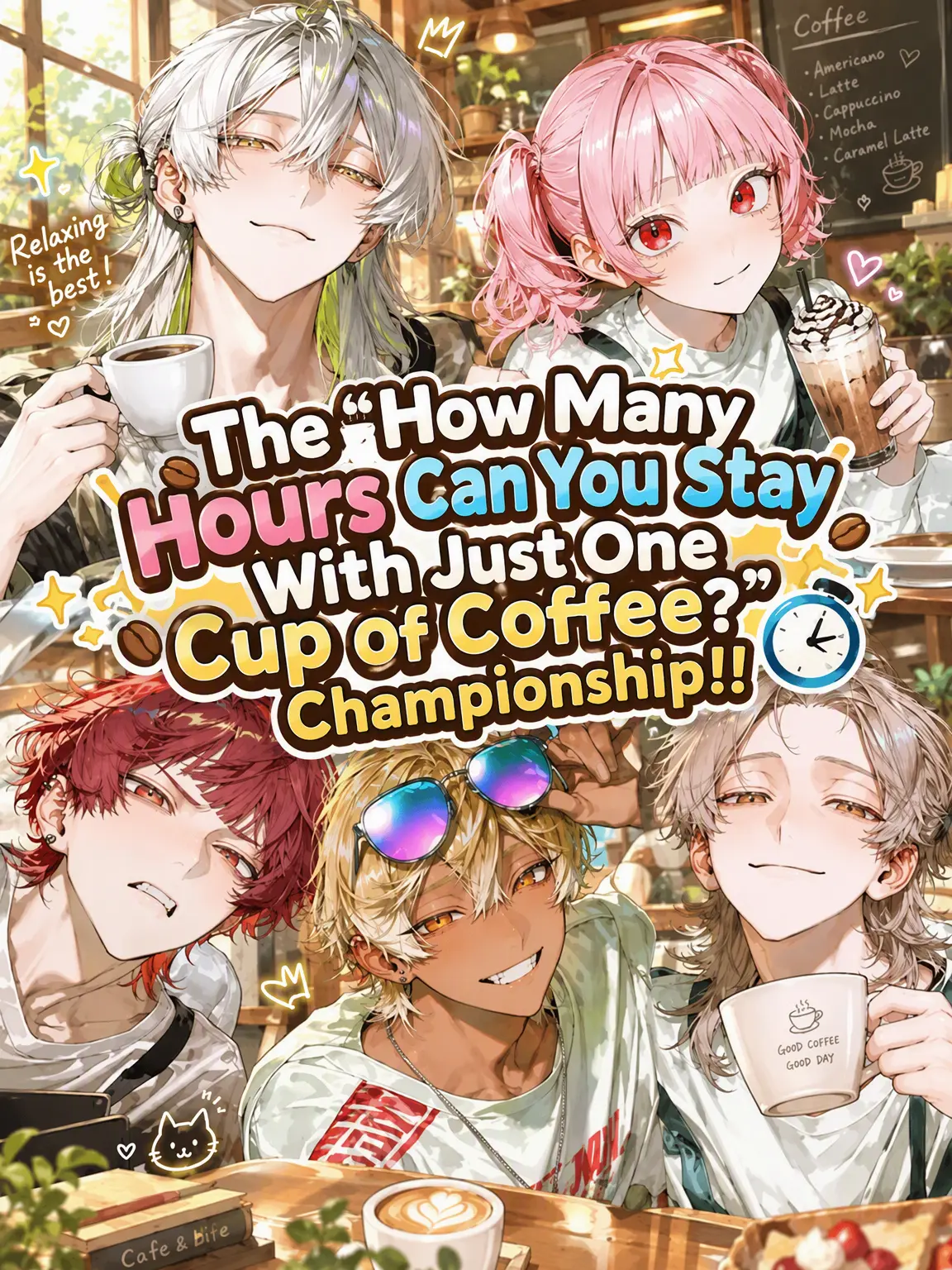 Mazirabu_doseiheki의 The One-Cup Coffee Sit-In Championship!!