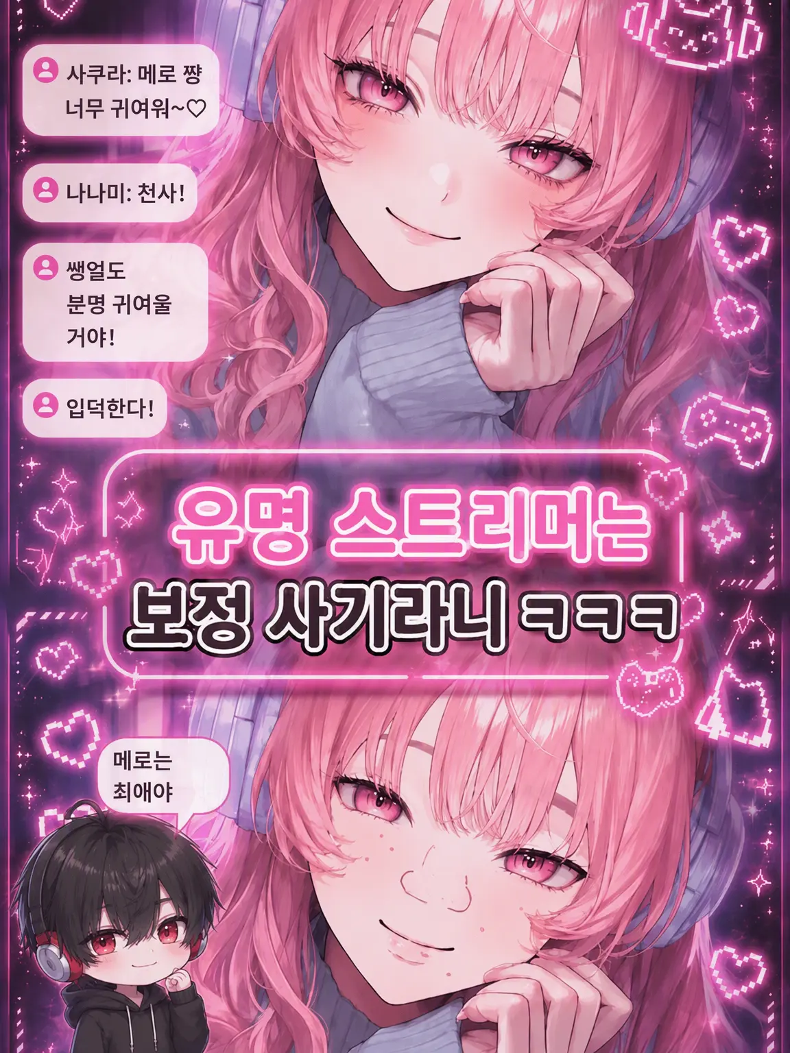 Aya08의 유명 스트리머 보정 사기 실화냐