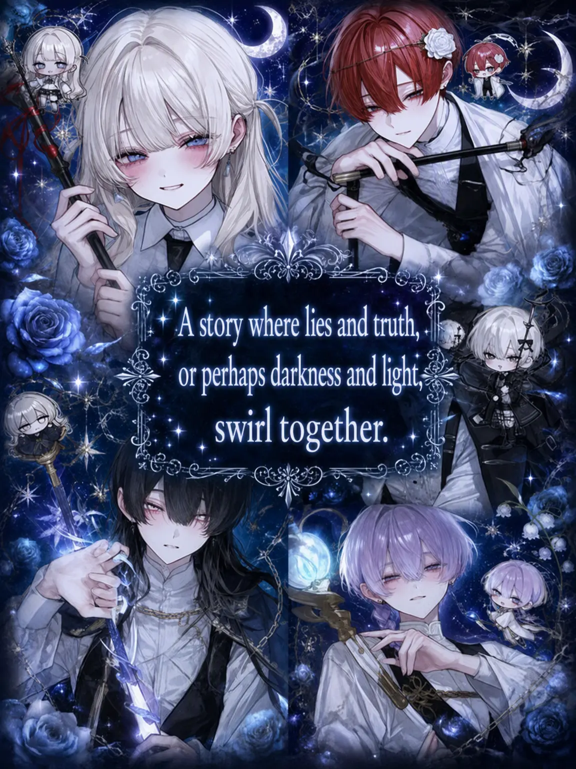seisinnka의 A Tale of Swirling Lies, Truth, Light, and Darkness.