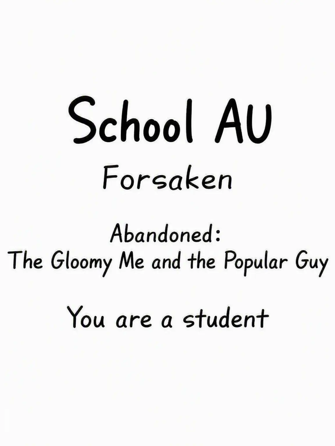 hosimiya의 The Loner Me and the Popular Guys