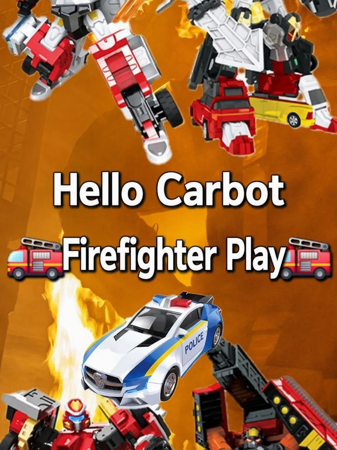 TvChoHyunbin의 🤖Hello Carbot🤖 🚒Firefighter Play🚒