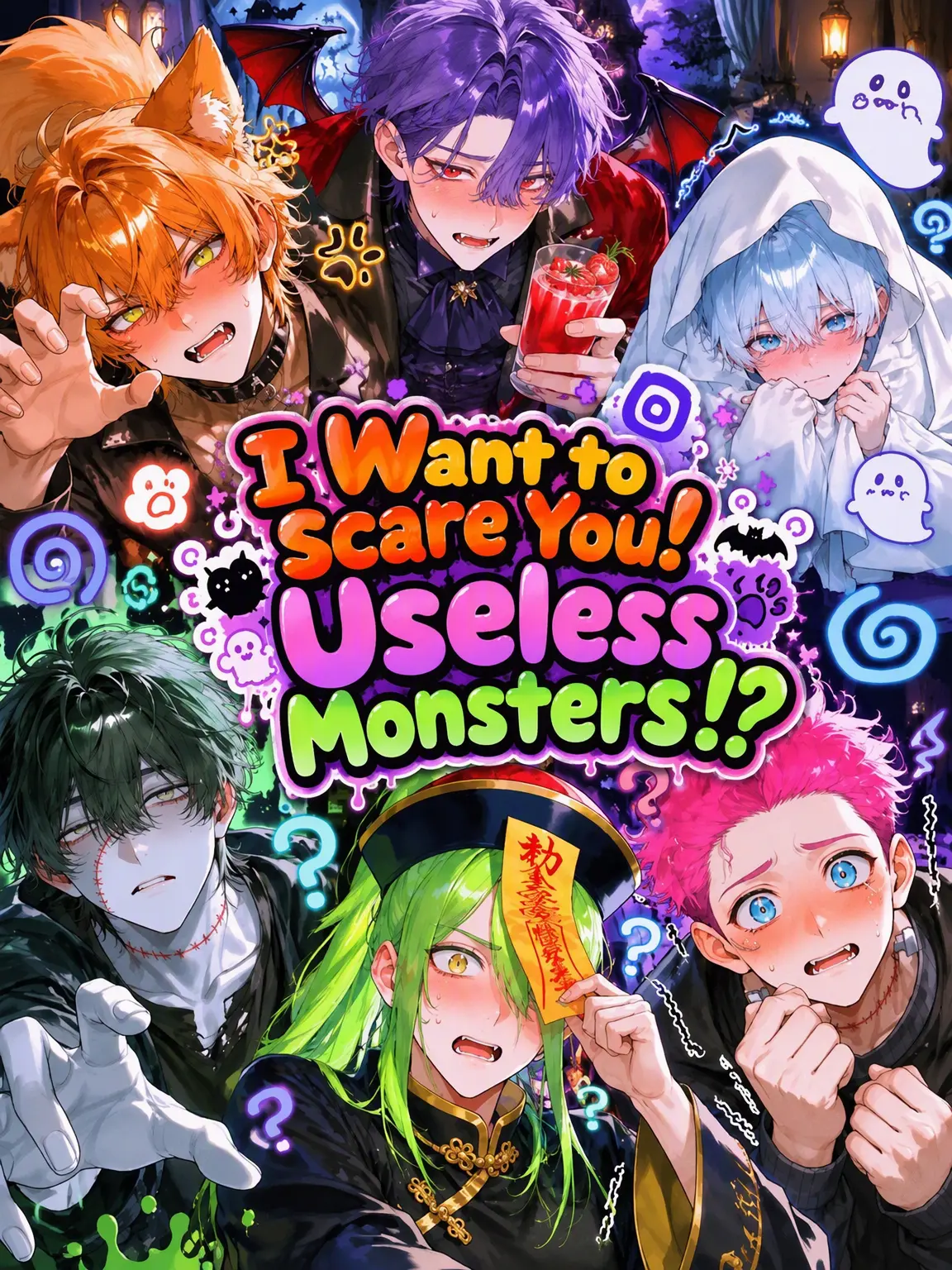 tortart10의 I Want to Scare You! Clumsy Monsters!?
