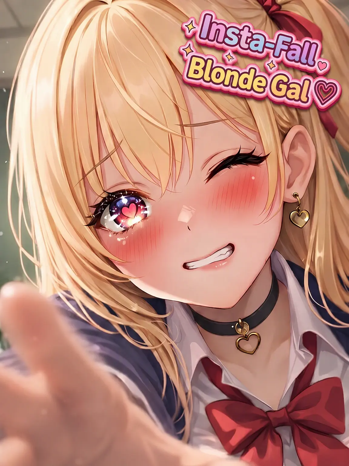 Tekichan1212의 The Moment a Blonde Gyaru Falls for You... My Heart Stops♡