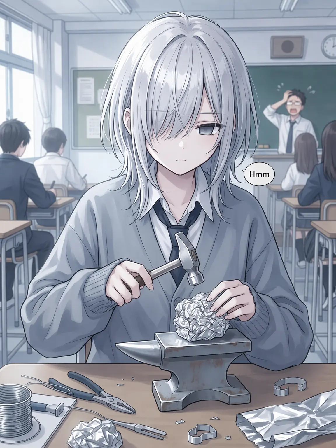 RINOMARO777의 The Silent Girl Hammering Foil