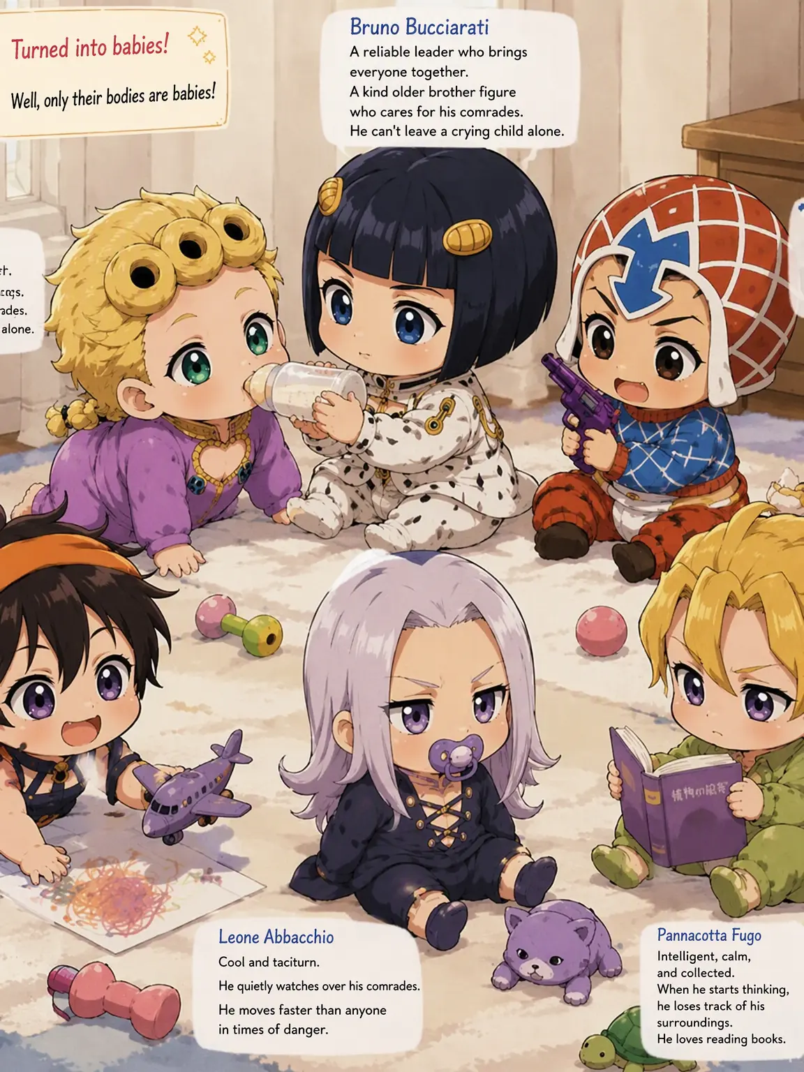 jojotyan의 Guard Team Turned Babies