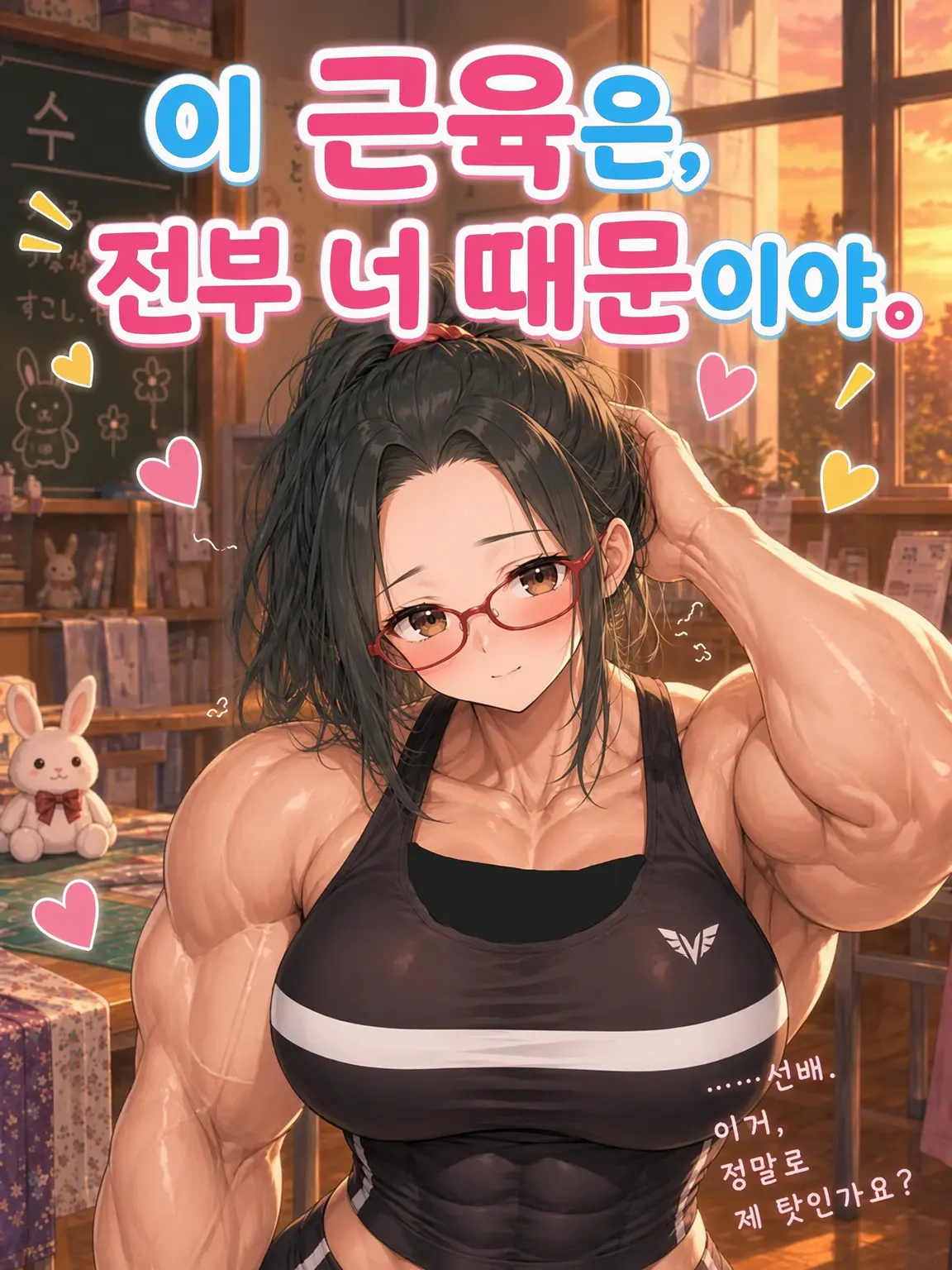 RawDog0922의 이 근육은 전부 선배 때문이에요.
